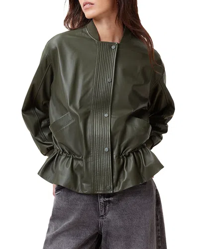 ALLSAINTS SOFI LEATHER BOMBER JACKET