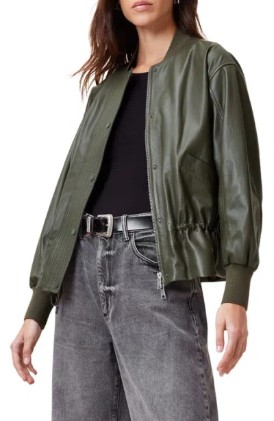 ALLSAINTS ALLSAINTS SOFI LEATHER BOMBER JACKET
