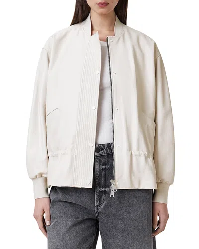 ALLSAINTS SOFI LEATHER BOMBER JACKET