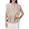 Allsaints Sofi Relaxed Fit Leather Gilet