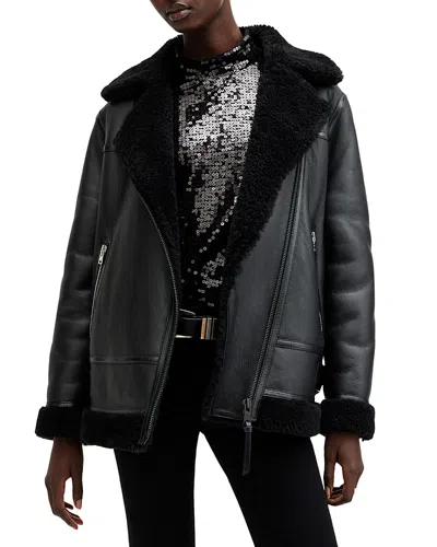 ALLSAINTS SOLA SHEARLING JACKET