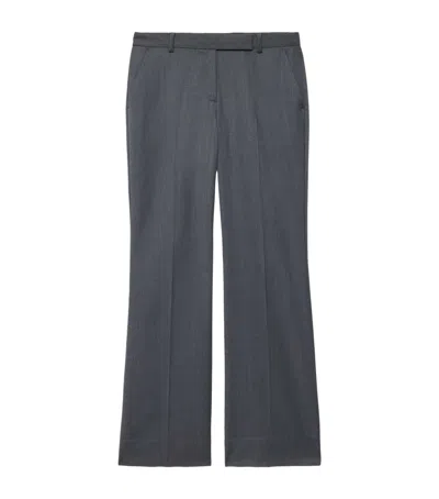 Allsaints Solace Bootcut Trousers In Grey