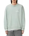 Allsaints Soleil Crew Oversized Cropped Sweatshirt
