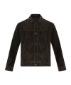Allsaints Solid Color Jacket In Brown