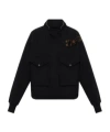 Allsaints Solid Color Versatile Casual Jacket In Black
