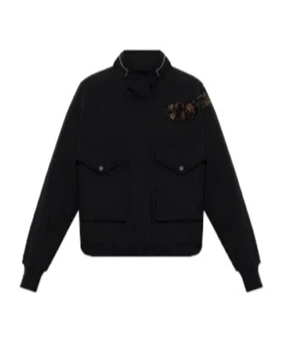 Allsaints Solid Color Versatile Casual Jacket In Black