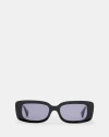 Allsaints Sonic Rectangular Shaped Sunglasses In Black