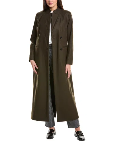 Allsaints Sonnie Wool & Cashmere-blend Coat In Brown