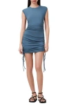 Allsaints Sonny Drawcord Side Mini Dress