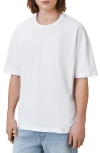Allsaints Sonny Short Sleeve Crewneck Cotton T-shirt In Optic White
