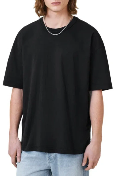 Allsaints Sonny Short Sleeve Crewneck Cotton T-shirt In Jet Black