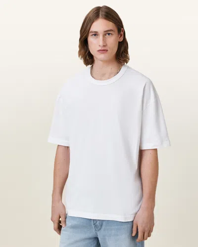 Allsaints Sonny Short Sleeve T-shirt In Chalk White