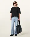 Allsaints Sonny Short Sleeve T-shirt In Jet Black