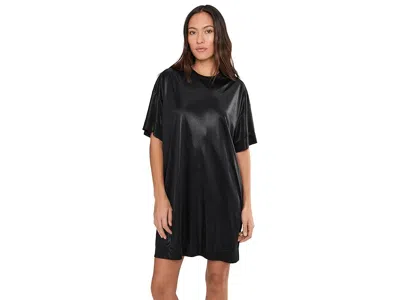 Allsaints Sparkle T-shirts Dress In Black