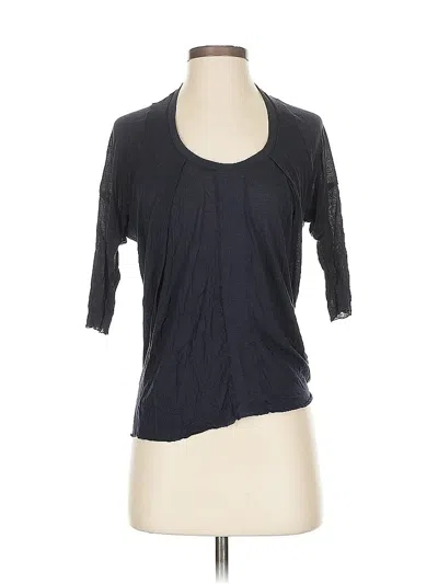 Pre-owned Allsaints Spitalfields 3/4 Sleeve T-shirt In Black