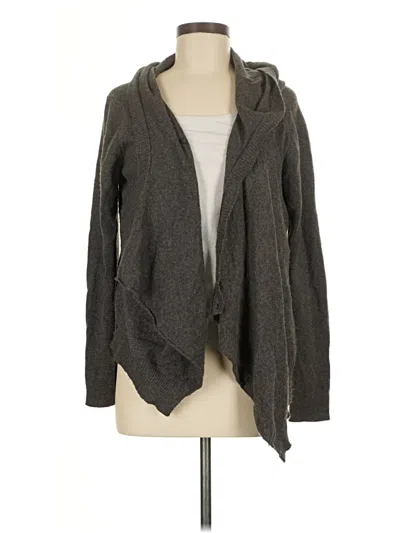 Pre-owned Allsaints Spitalfields Cardigan Sweater In Gray