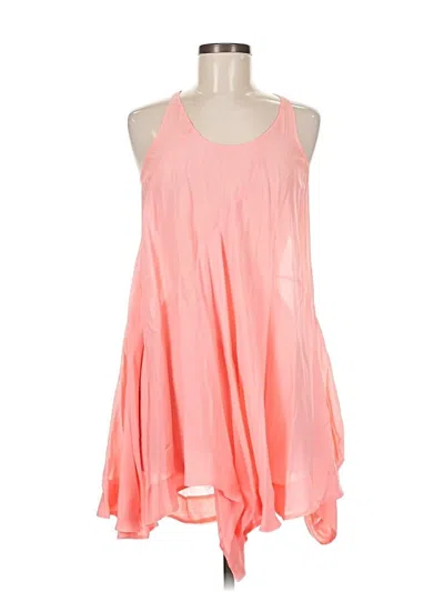 Pre-owned Allsaints Spitalfields Casual Dress In Pink
