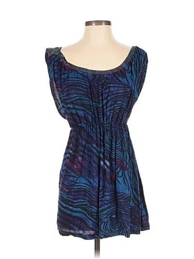 Pre-owned Allsaints Spitalfields Sleeveless Blouse In Blue