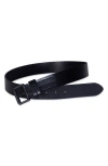 Allsaints Split Loop Leather Belt
