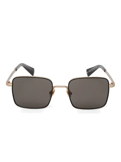 Allsaints Square-frame Tinted Sunglasses In Gold