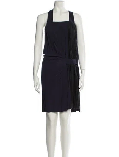 Pre-owned Allsaints Square Neckline Knee-length Dress In Multi
