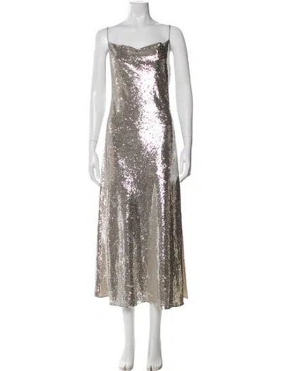 Pre-owned Allsaints Square Neckline Long Dress