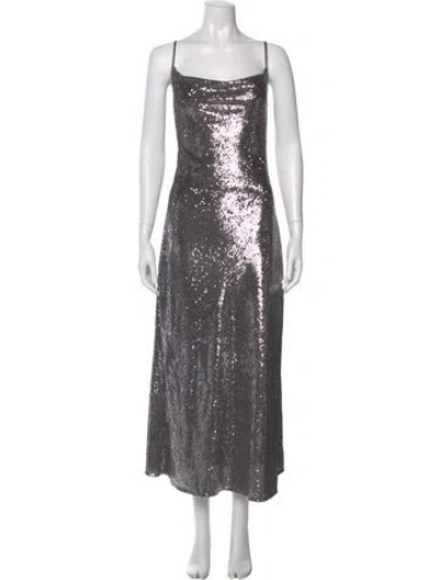 Pre-owned Allsaints Square Neckline Long Dress