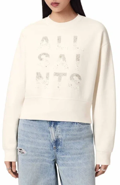 Allsaints Stacks Separo Sweatshirt In Neutral