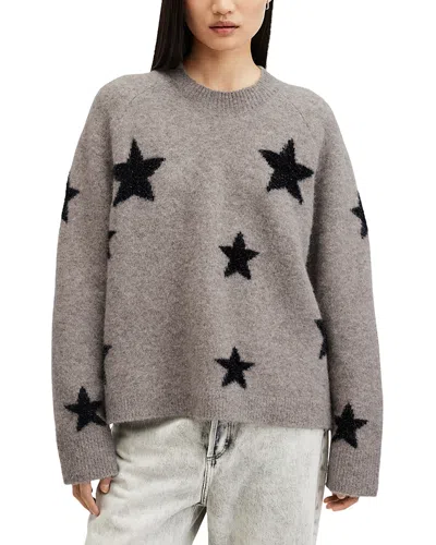 Allsaints Starlet Jumper In Doe Brown