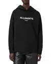 Allsaints Static Etie Logo Hoodie In Black