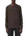 Allsaints Statten Regular Fit Crewneck Sweater In Brown