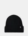 Allsaints Steph Brushed Beanie In Black