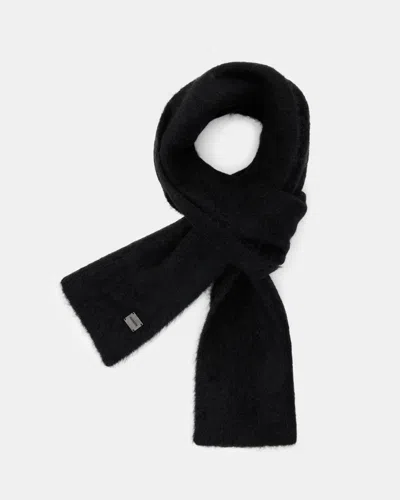 Allsaints Steph Brushed Beanie In Black