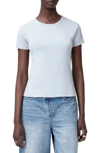 Allsaints Stevie Cotton T-shirt In Blue
