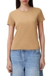 Allsaints Stevie Cotton T-shirt In Neutral