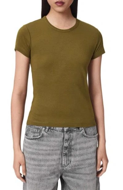 Allsaints Stevie Cotton T-shirt In Animal Print