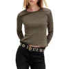 Allsaints Stevie Long Sleeve Organic Cotton T-shirt