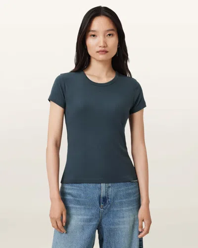Allsaints Stevie Cotton T-shirt In Gray