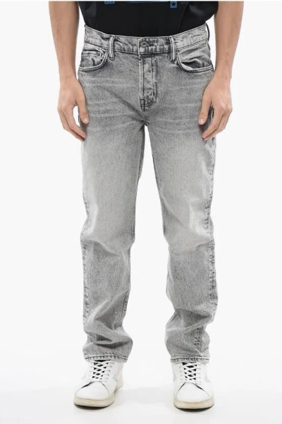 Allsaints Straight Fit Curtis Jeans 18cm In Gray