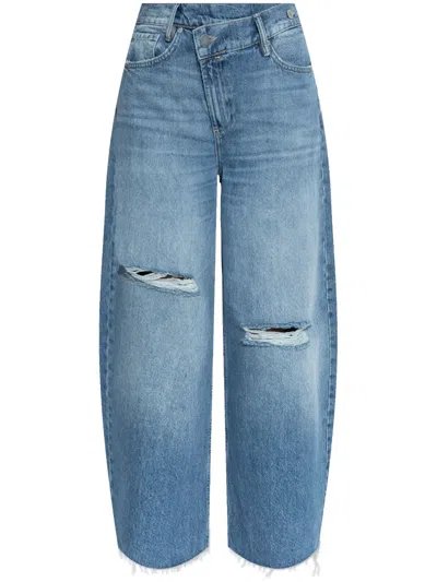 Allsaints Straight-leg Jeans In Blue