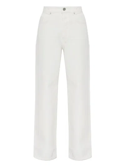 Allsaints Straight-leg Jeans In White