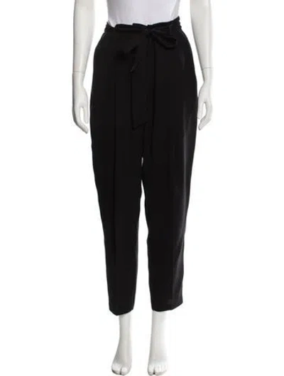 Pre-owned Allsaints Straight Leg Pants In Black