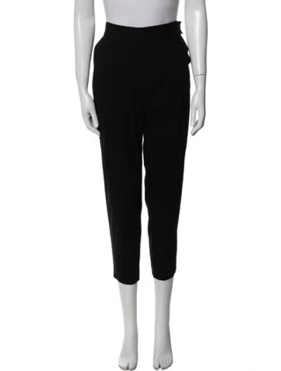 Pre-owned Allsaints Straight Leg Pants In Black