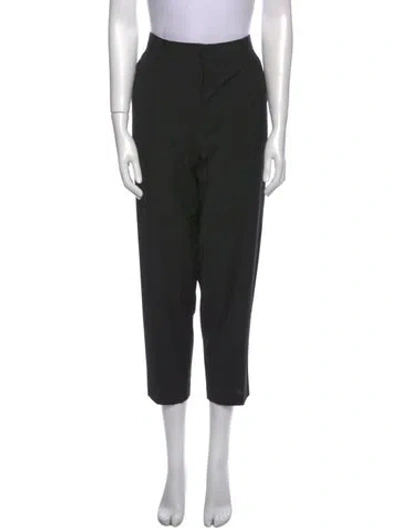 Pre-owned Allsaints Straight Leg Pants In Black