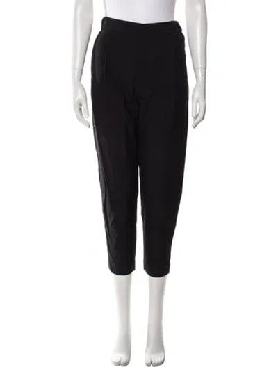 Pre-owned Allsaints Straight Leg Pants In Black