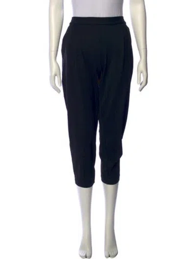Pre-owned Allsaints Straight Leg Pants In Black