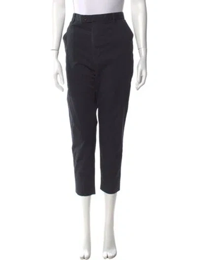 Pre-owned Allsaints Straight Leg Pants In Black