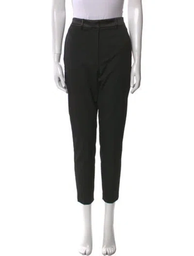 Pre-owned Allsaints Straight Leg Pants In Black