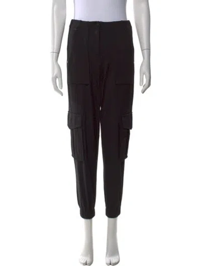 Pre-owned Allsaints Straight Leg Pants In Black