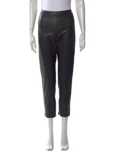 Pre-owned Allsaints Straight Leg Pants In Black